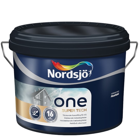 Träfasadfärg One Super Tech Valfri Kulör