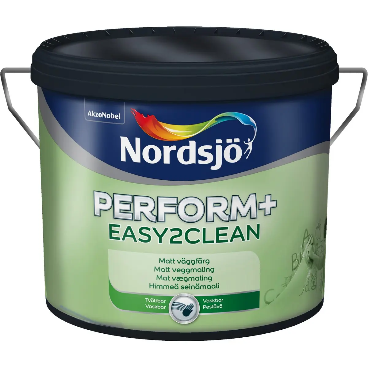 Väggfärg Perform+ Easy2clean Matt, Bw, 10L