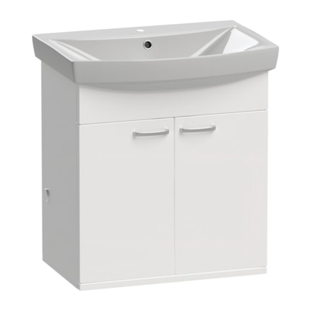 Badrumsmöbel Carina Plåt 60cm, Vit