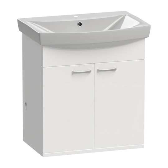 Badrumsmöbel Carina Plåt 60cm, Vit