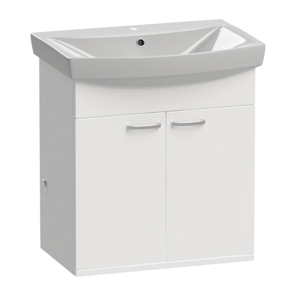 Badrumsmöbel Carina Plåt 60cm, Vit