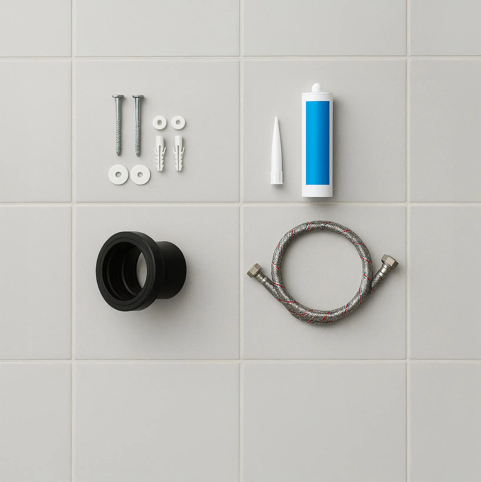 Installationssats Golvstående Toalett