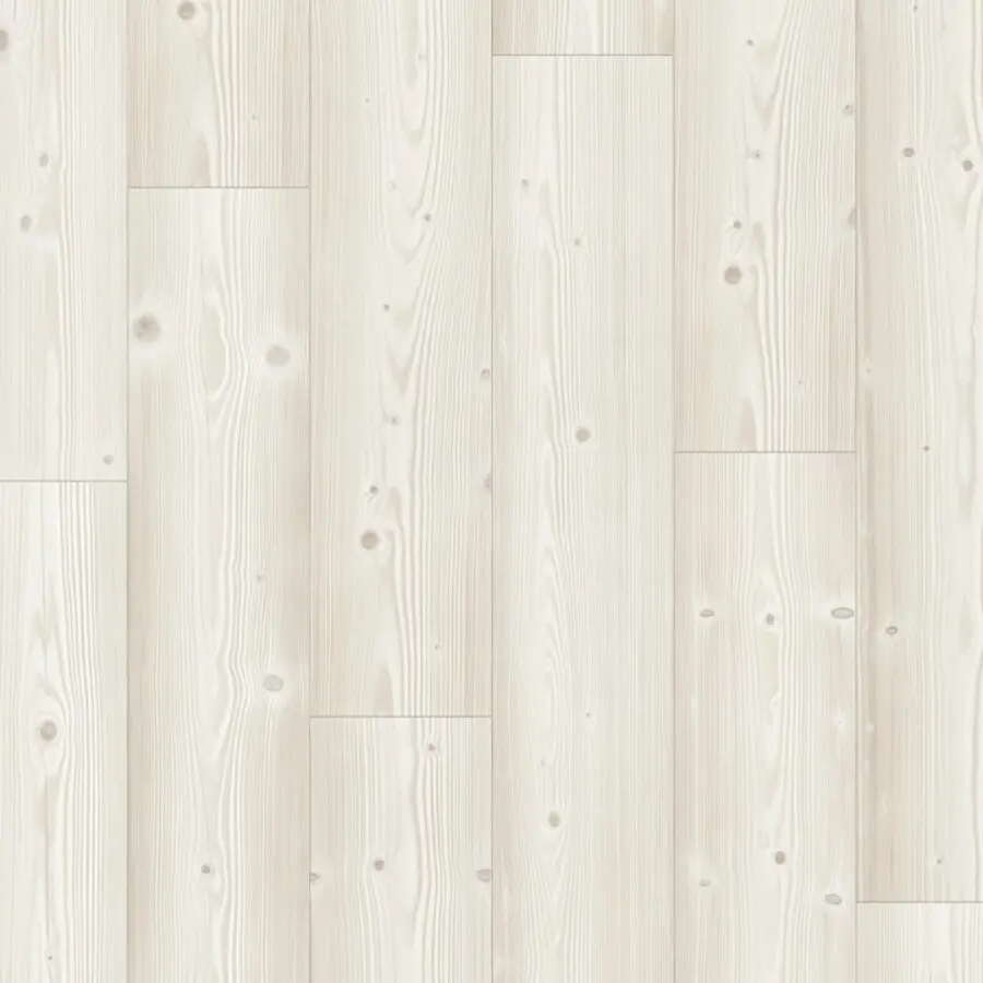 Laminatgolv Visby Brushed White Pine Tall, 1-stav