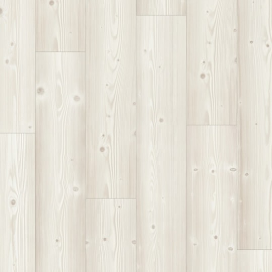 Laminatgolv Visby Pro Brushed White Pine Tall, 1-stav