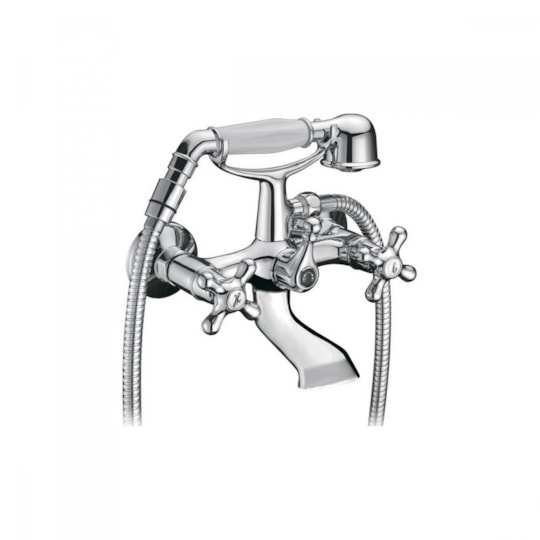 Badkarsblandare Hampton 150mm, Krom