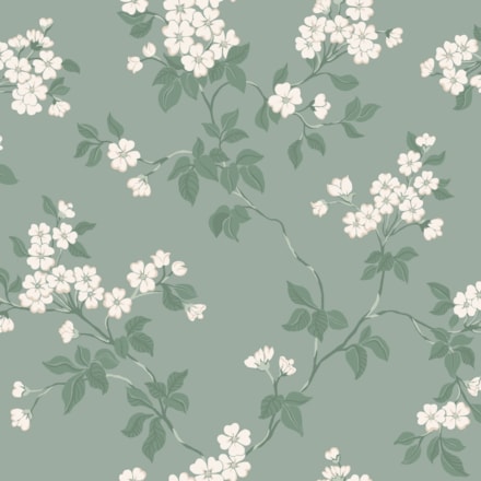 Tapet Blommor&blad Karin 679-02
