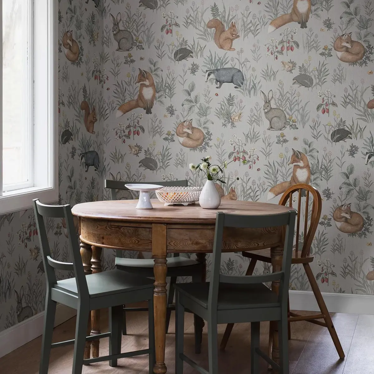 Tapet Newbie Wallpaper Forest Friends Mural 7480