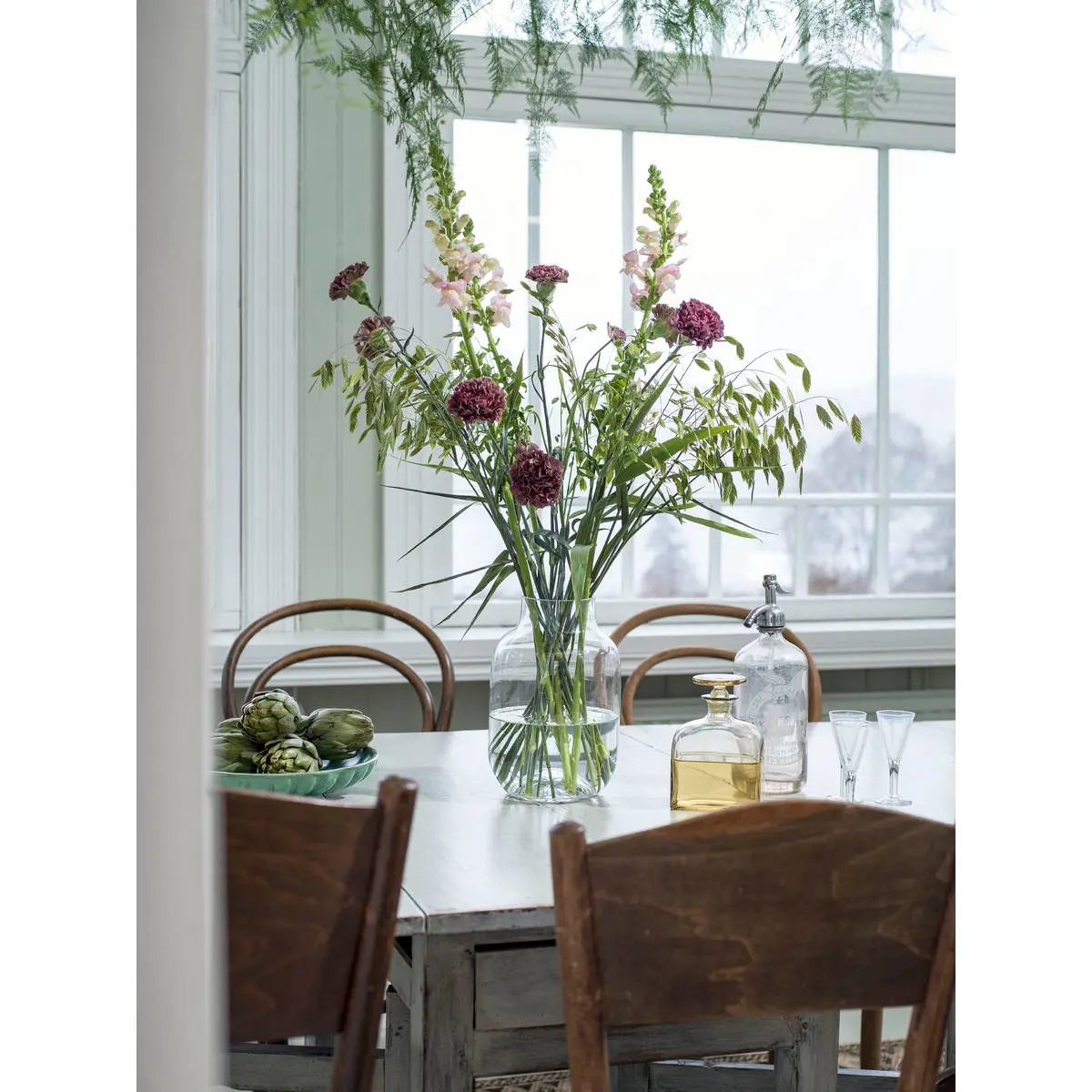 Tapet In Bloom Carnation Garden