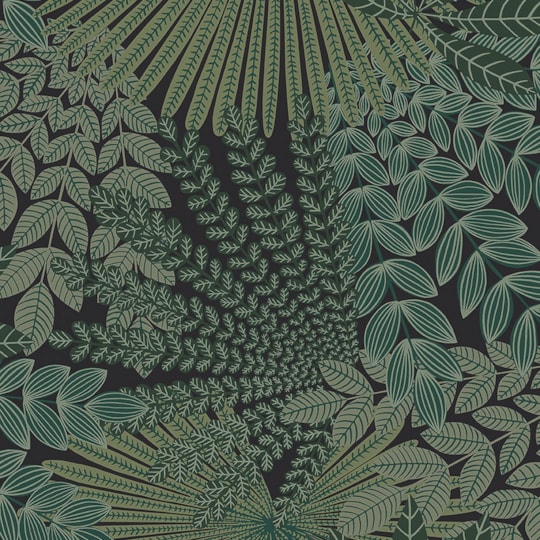 Tapet Treasured Velvet Leaves 2263