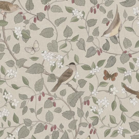 Tapet Special Edition Flowery Sångfåglar 2056