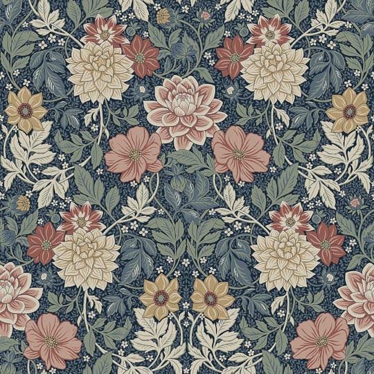 Tapet Falsterbo III Dahlia Garden 7690