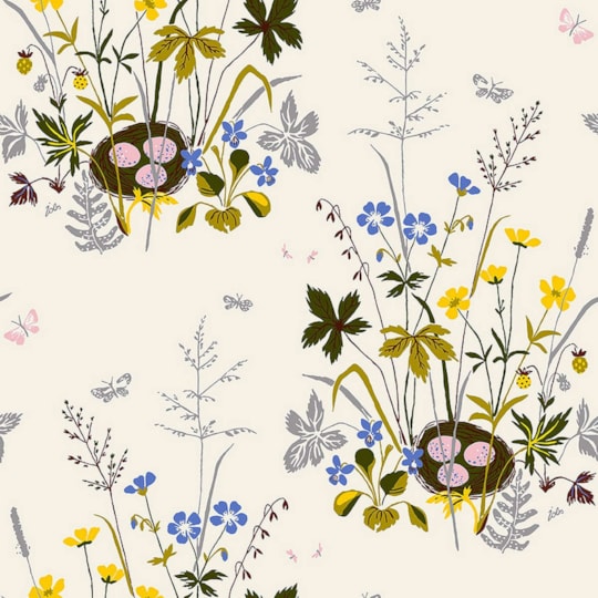 Tapet Scandinavian Designers III Lisbet Jobs Fågelbo 1961