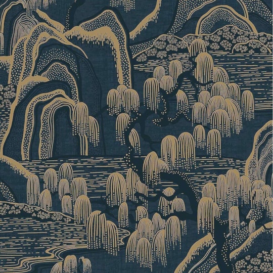 Tapet Eastern Simplicity Indigo Garden 3132