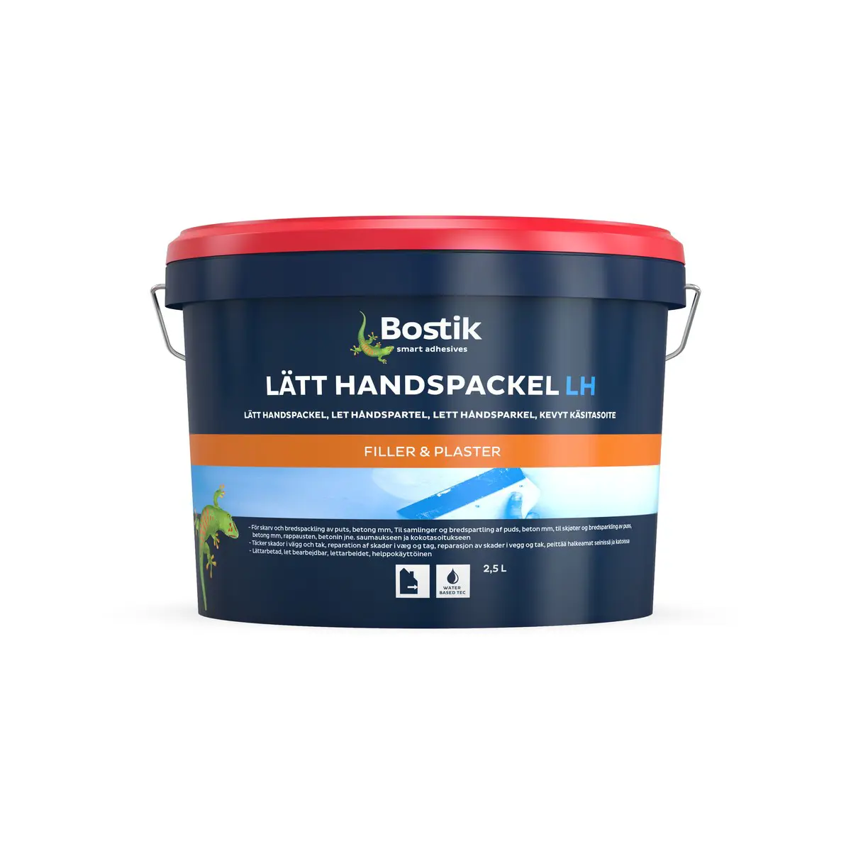 Väggspackel Lätt Handspackel 2.5L