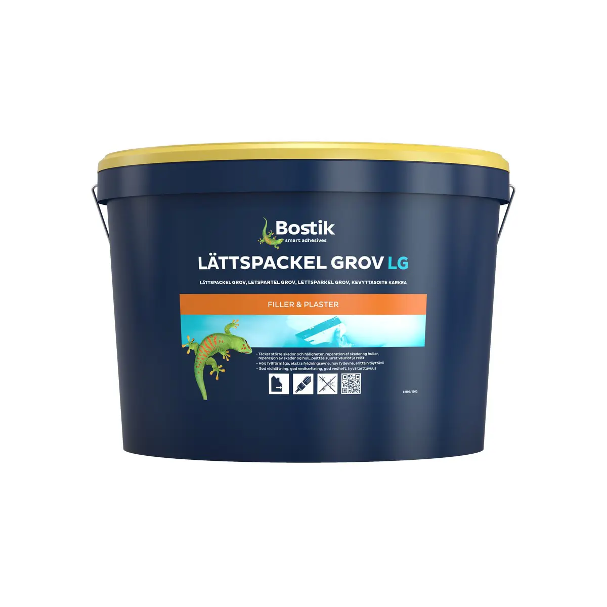 Väggspackel Grov Lätt 10L