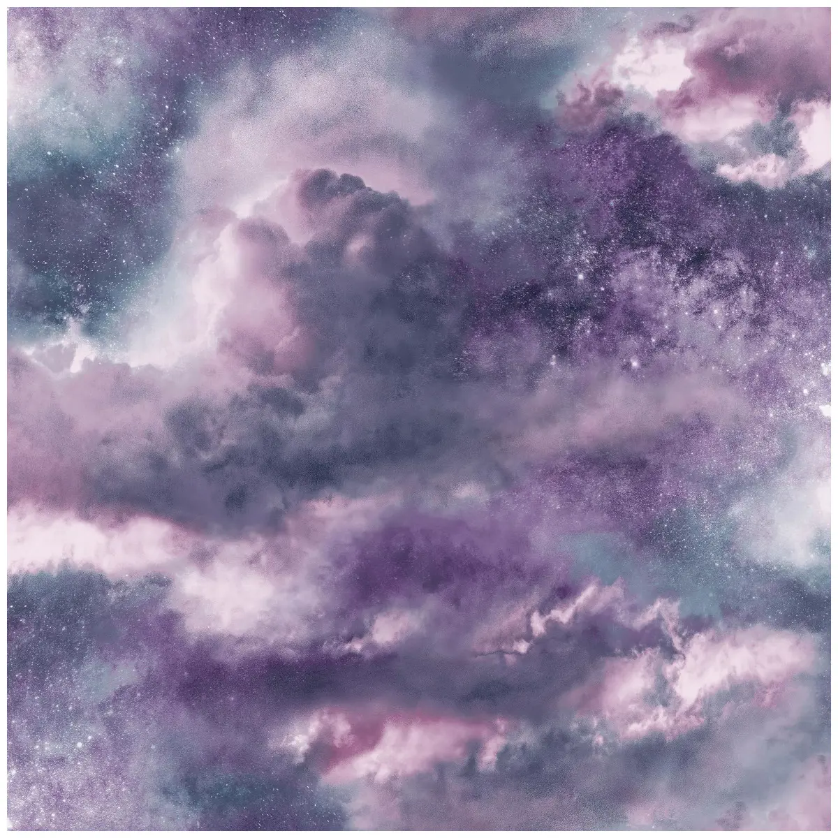 Tapet Fantasia III Diamond Galaxy Purple 260007