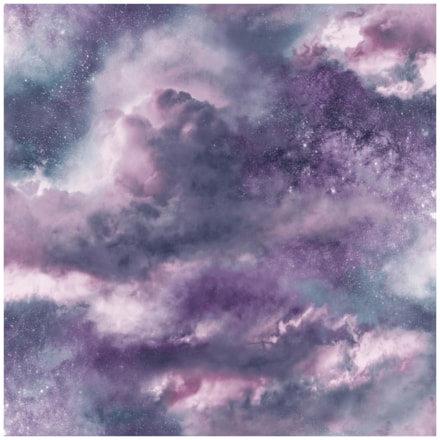 Tapet Fantasia III Diamond Galaxy Purple 260007