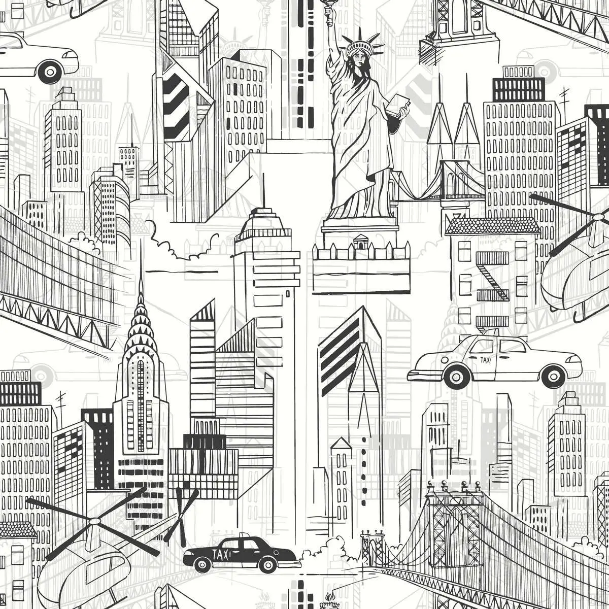 Tapet No Limits Big City 640101