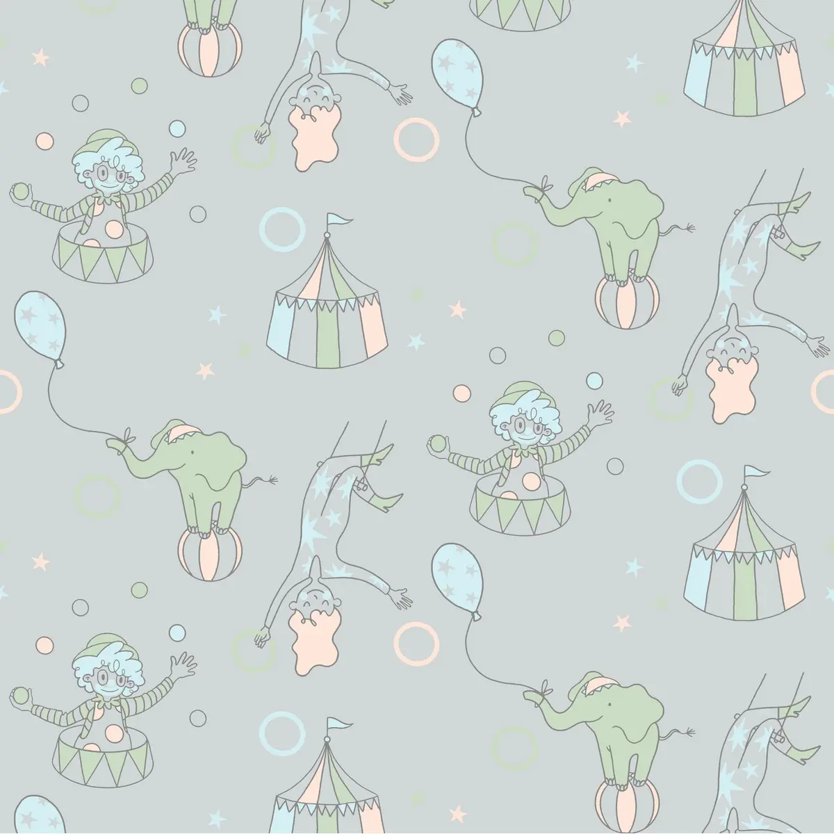 Tapet No Limits Circus 640615