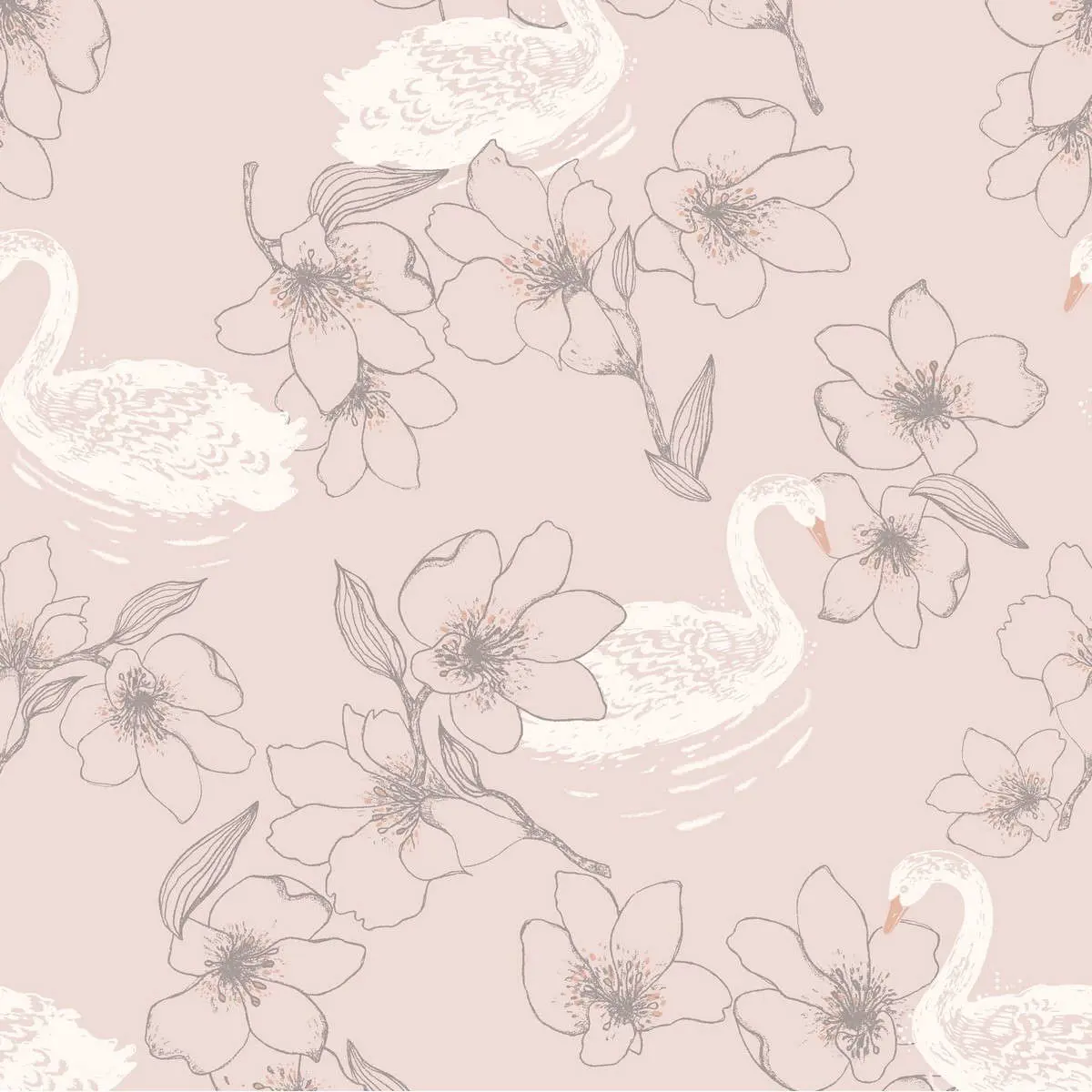 Tapet No Limits Swan 640819