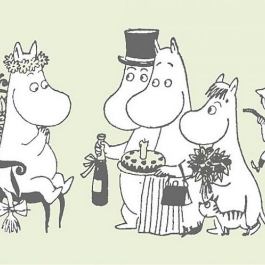 Tapetbård Muumi 4916-2