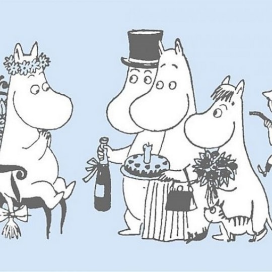 Tapetbård Muumi 4916-5