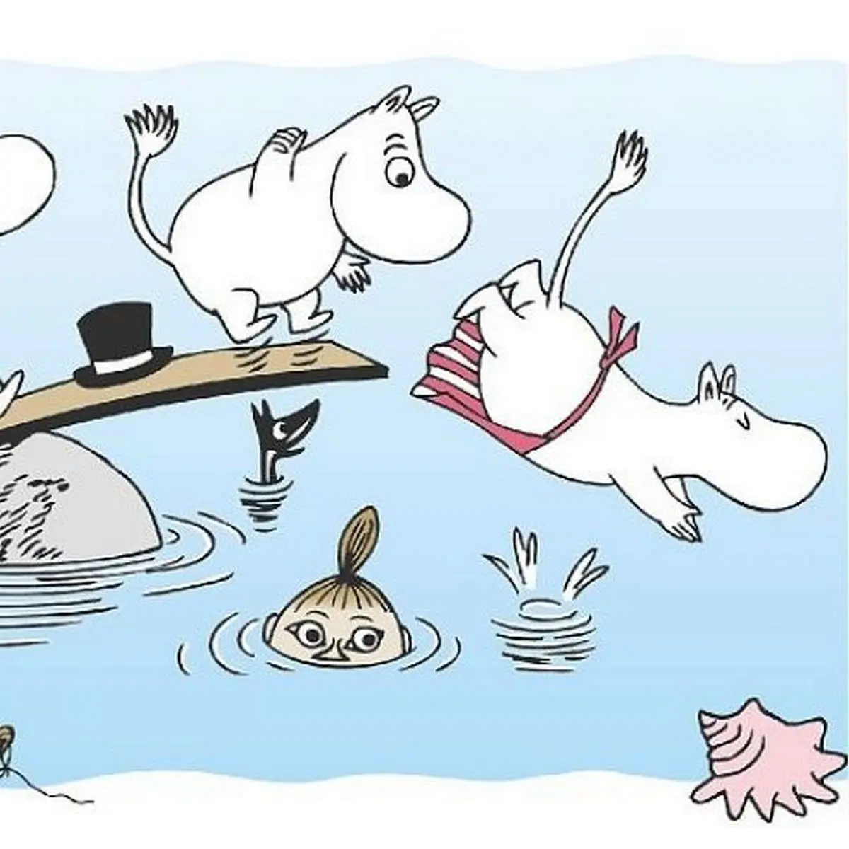 Tapetbård Muumi 4917-1