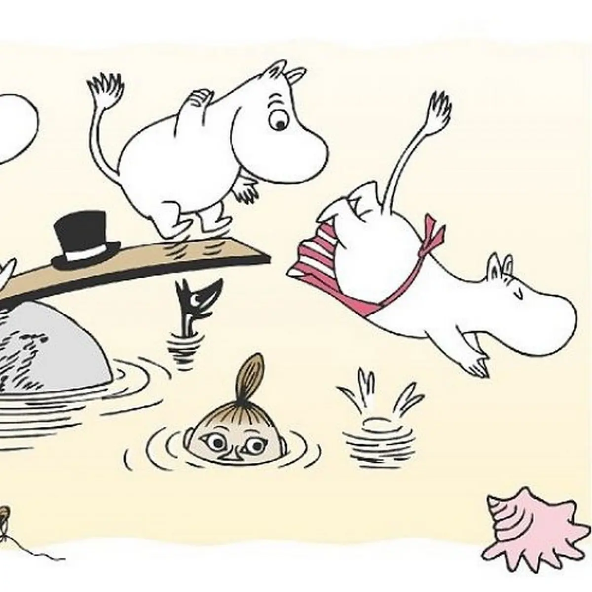 Tapetbård Muumi 4917-2