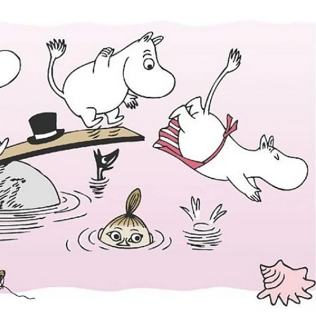 Tapetbård Muumi 4917-4