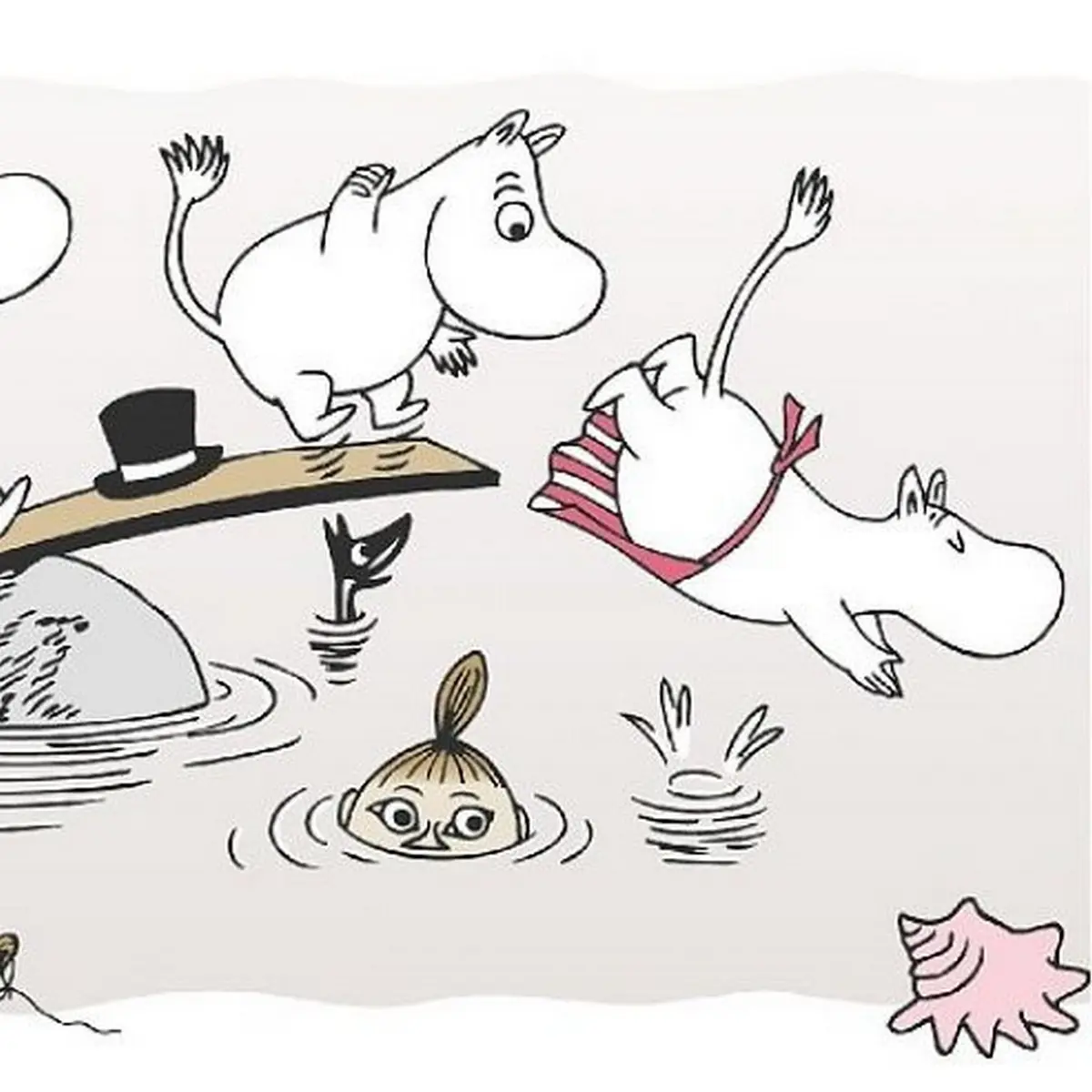 Tapetbård Muumi 4917-5