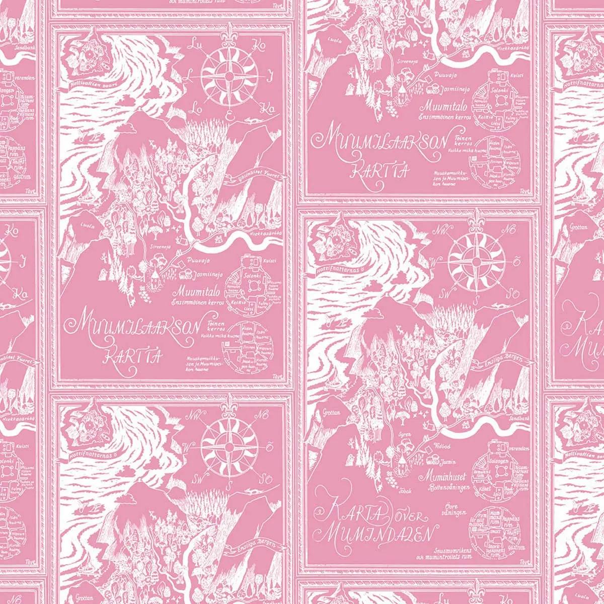 Tapet Mumin 3 5348-3