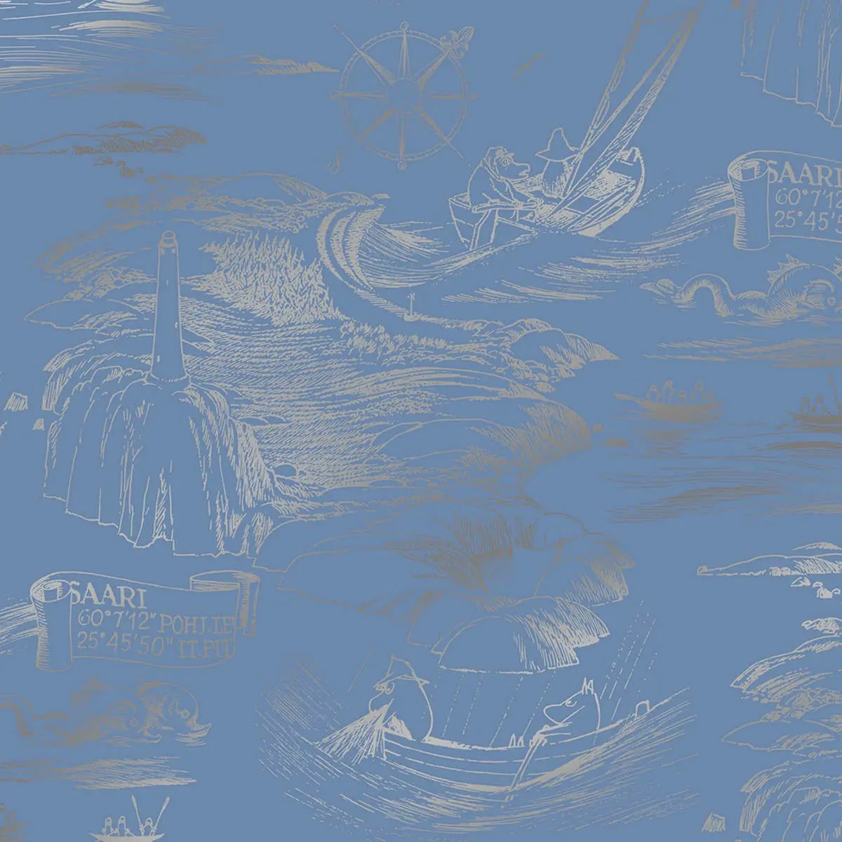 Tapet Mumin 3 5355-2