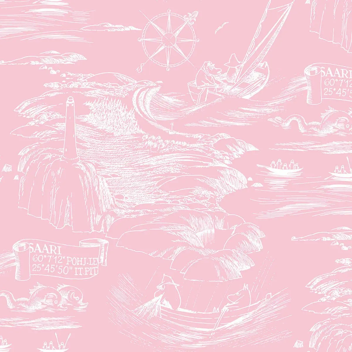 Tapet Mumin 3 5355-3