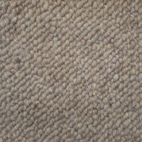 Heltäckningsmatta Canberra Wool 75 400cm, Ljusgrå