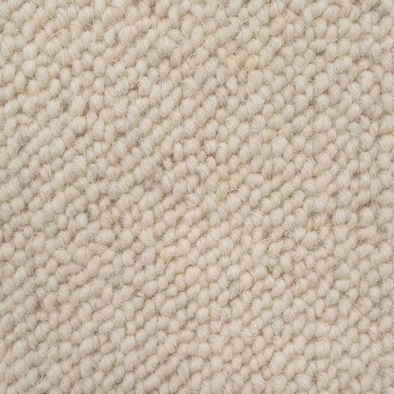 Heltäckningsmatta Canberra Wool 69 400cm, Vit