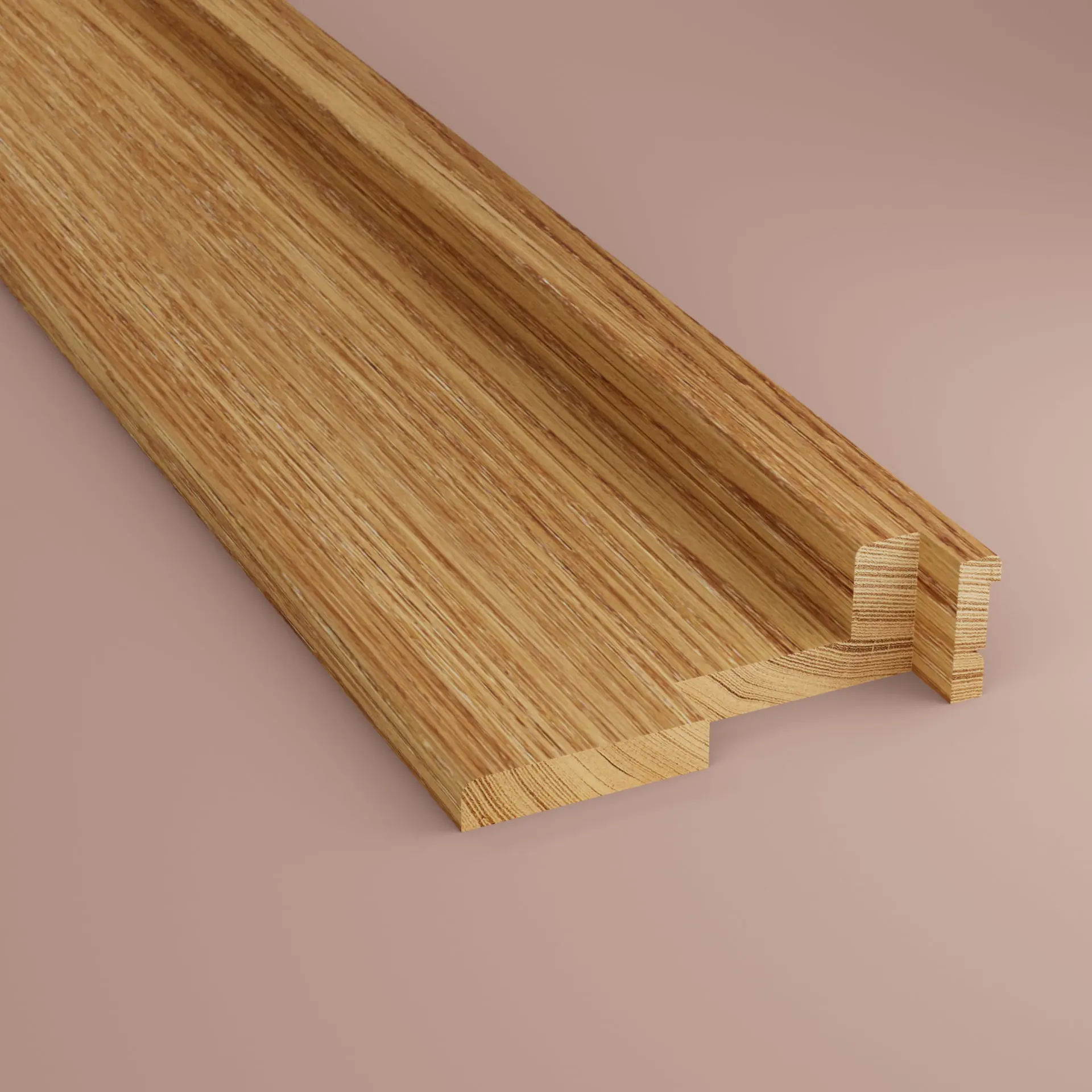 Badrumströskel Ek, 629x93mm