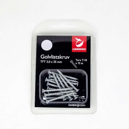 Golvlistskruv H-fix Tft 3x35mm, Silver