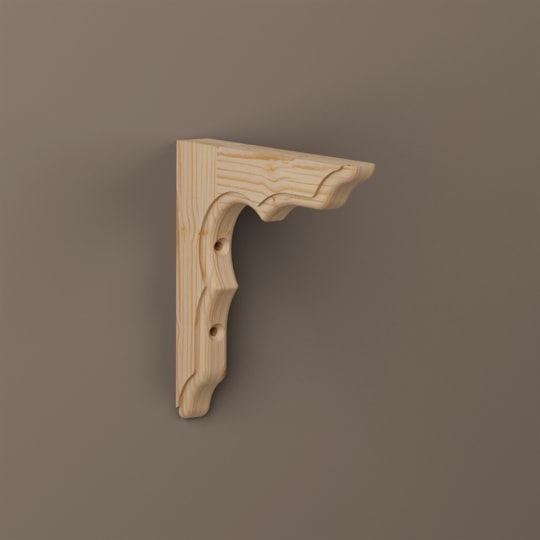 Konsol Anders Obehandlad, Furu, 150x150mm