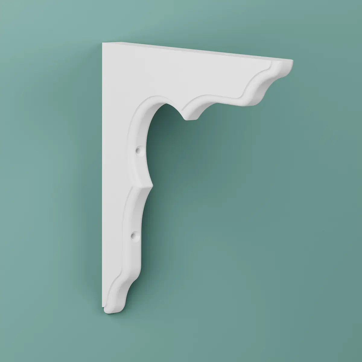 Konsol Anders Vit, Furu, 240x240mm