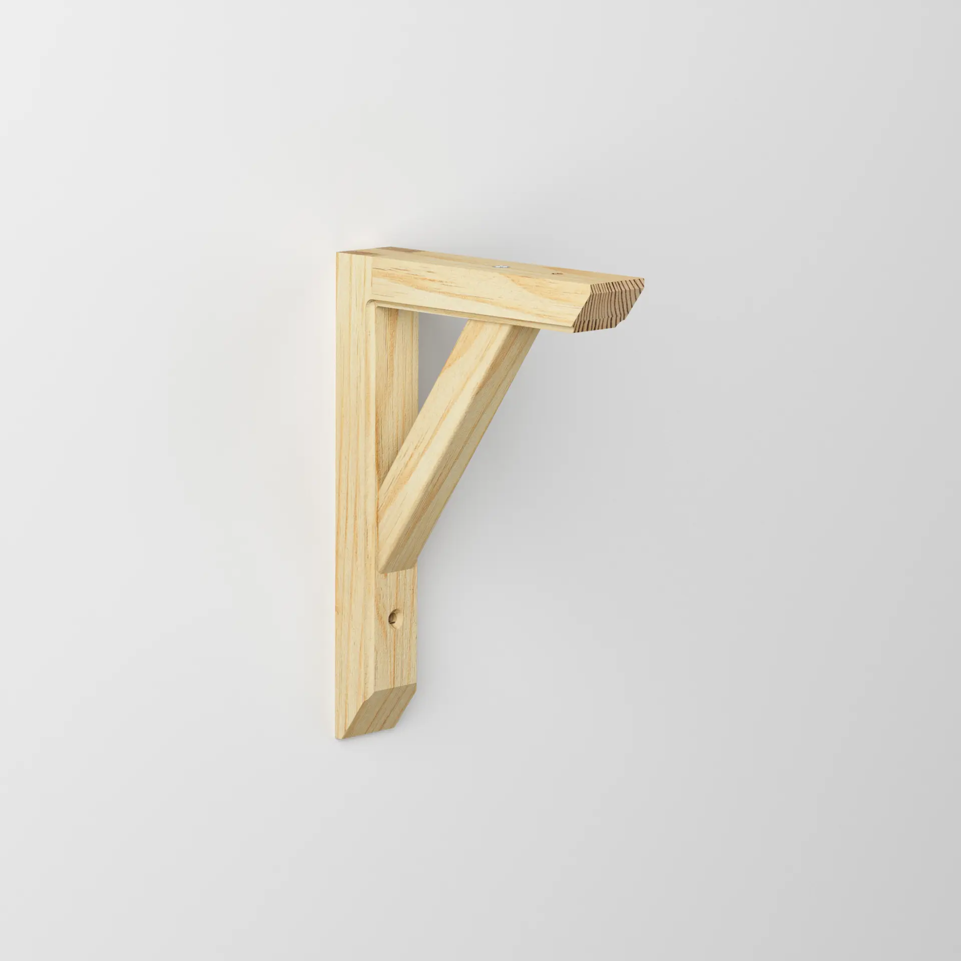 Konsol Carl Obehandlad, Furu, 140x200mm