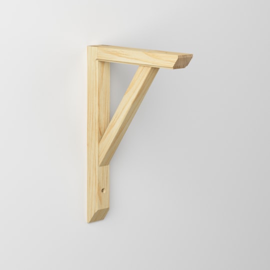 Konsol Carl Obehandlad, Furu, 180x265mm