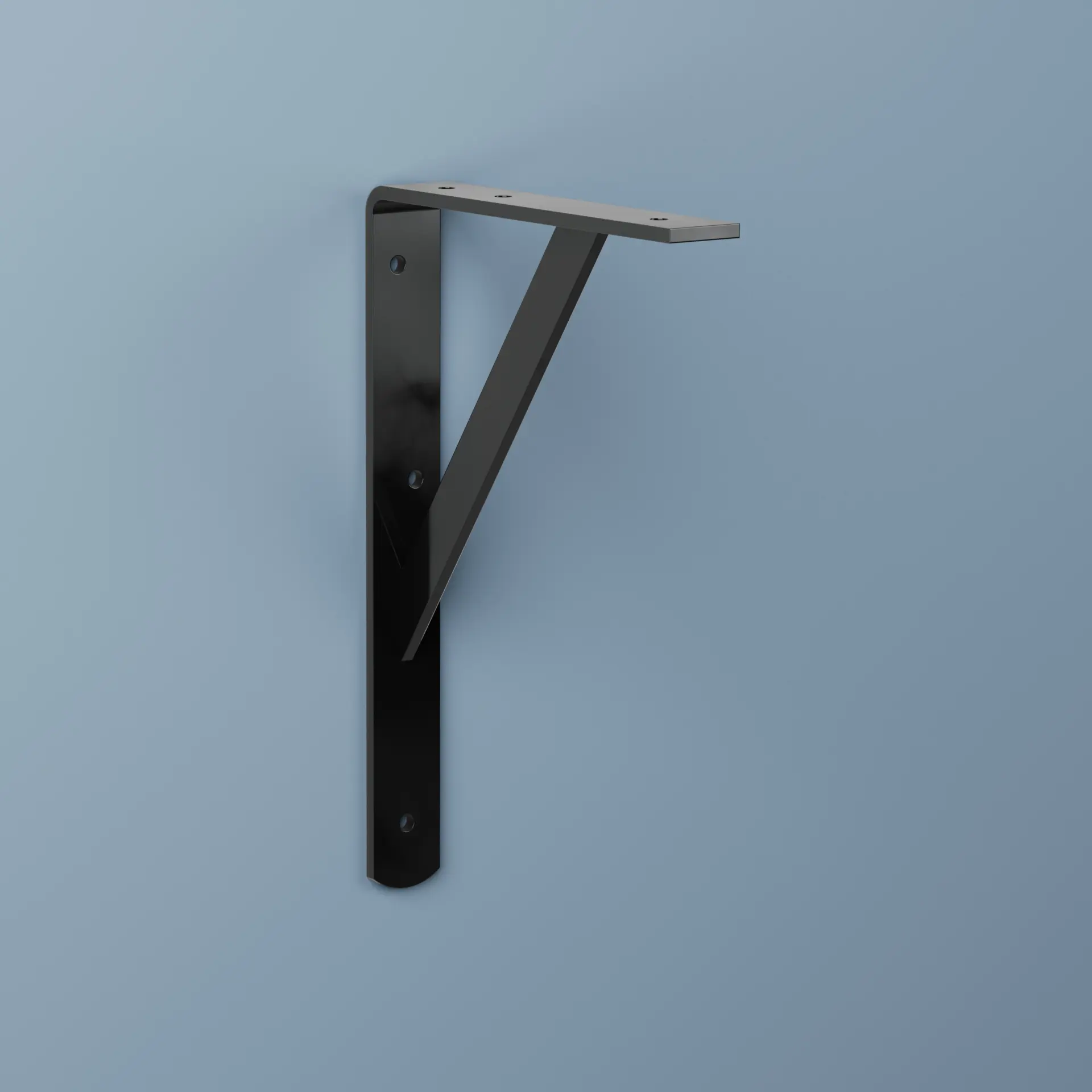 Konsol Carl Svart metall 180x265mm