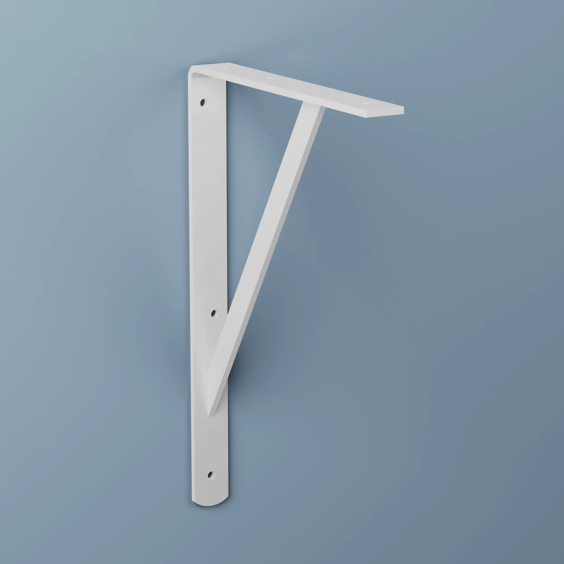 Konsol Carl Vit Metall, 250x350mm