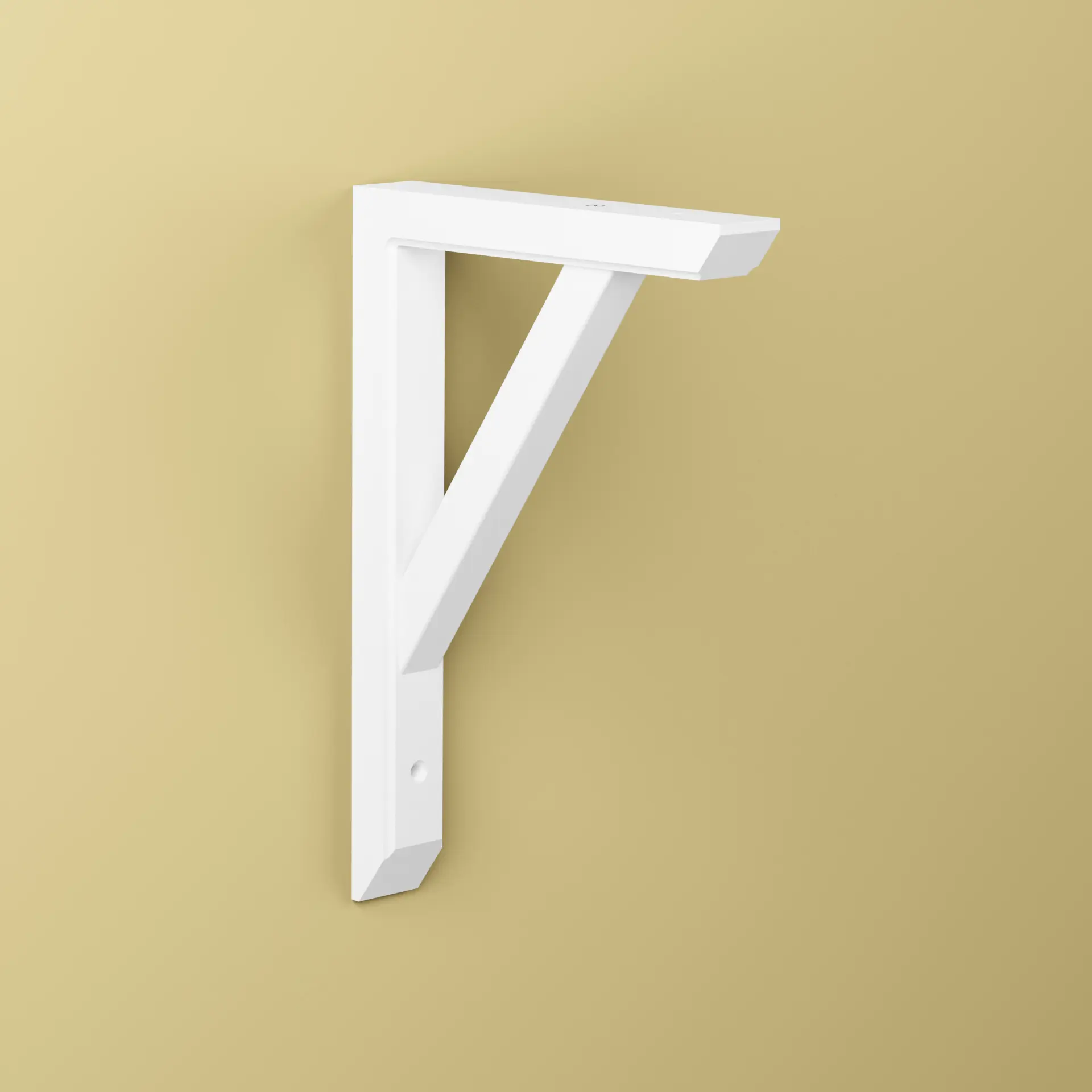 Konsol Carl Vit, Furu 180x265mm