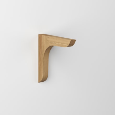Konsol Erik Obehandlad, Ek, 150x150mm