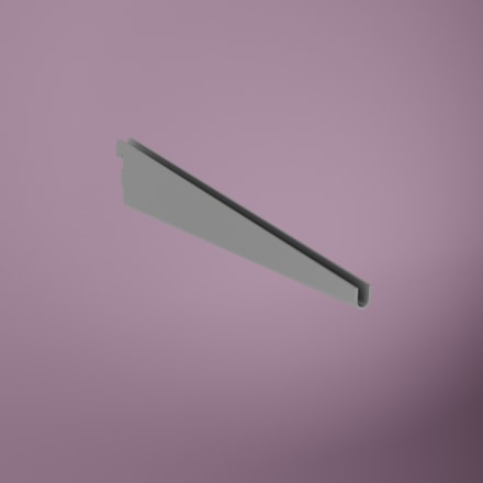 Konsol Silver, 370x61mm