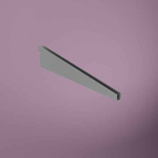 Konsol Silver, 370x61mm