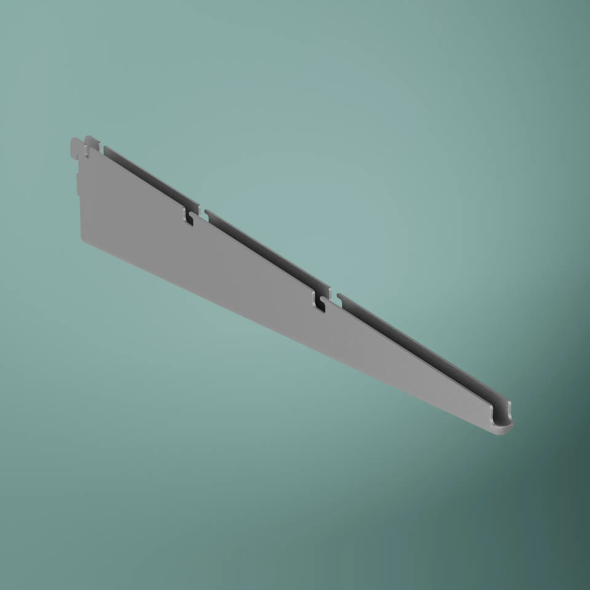 Konsol För Trådhylla Silver, 494x78mm