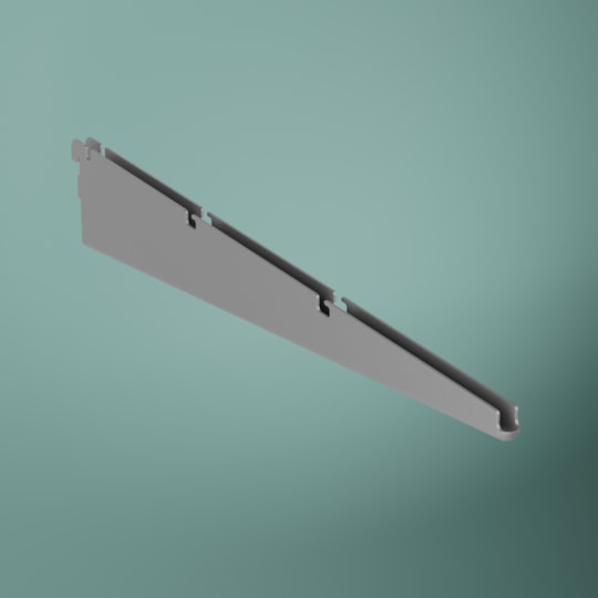 Konsol För Trådhylla Silver, 494x78mm