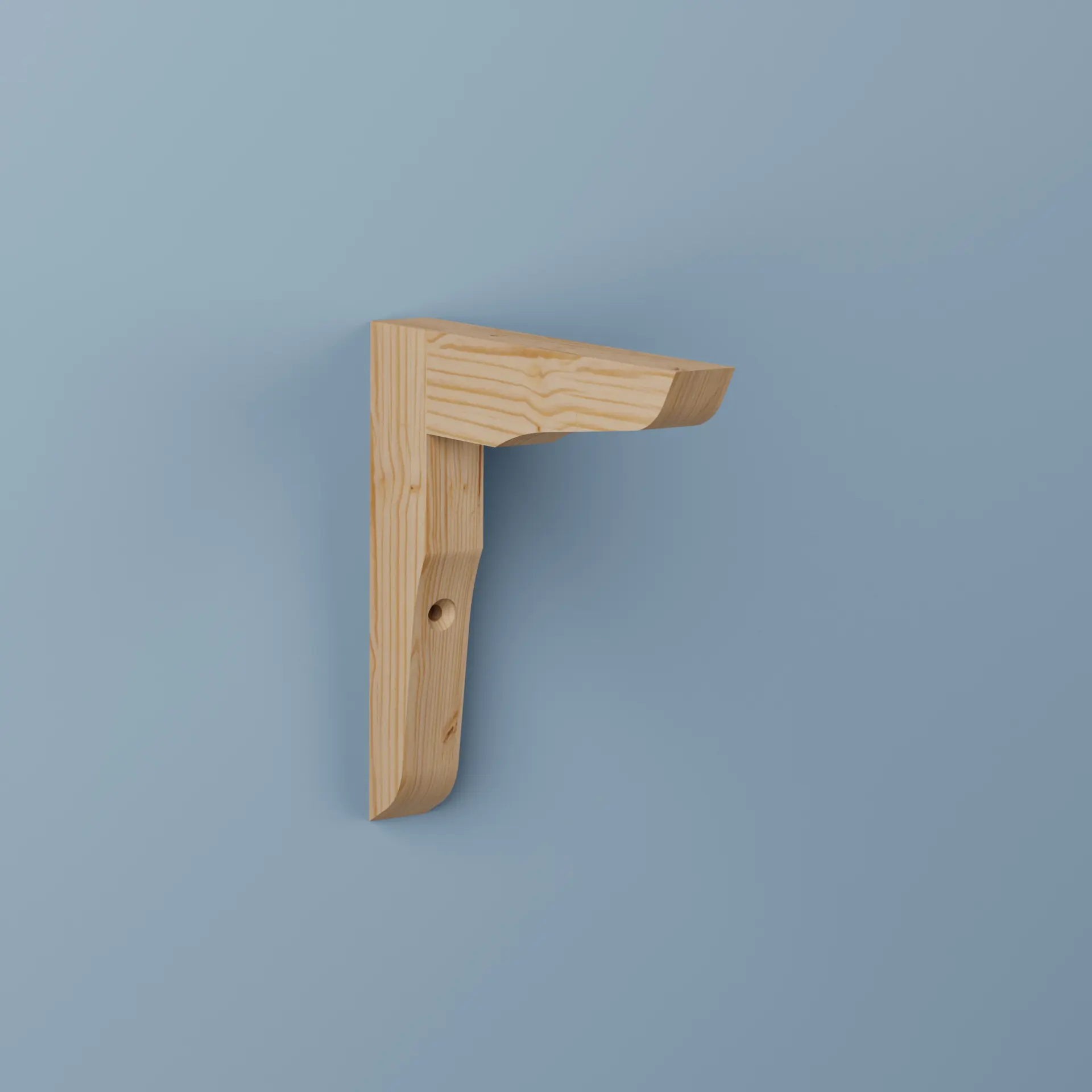 Konsol Tomas Obehandlad, Furu ,150x150mm